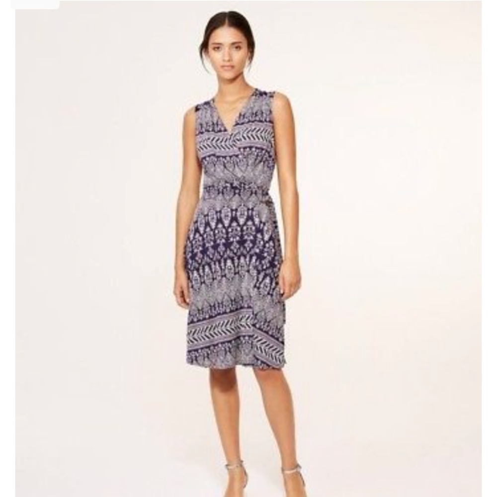 Tory Burch Rochelle Wrap Dress - Amethyst - Picture 1 of 8